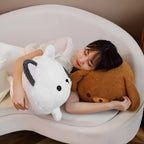 Kawaii Round Dog Hug Pillow Plush | 4 Styles | Sofa Cushion | 2 Sizes: 30 & 40cm