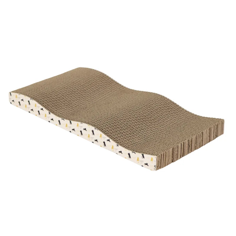 Cardboard Cat Scratching Board – Corrugated, Durable & Sofa-Friendly, Multiple Shapes