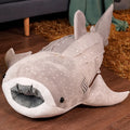Whale Shark Plush Stuffed Body Pillow | White Spot Pattern | Wide-Open Mouth Detail | 3 Colours | 4 Sizes: 55–125cm