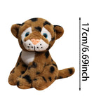 Leopard Plush Toy – Spotted Stuffed Animal in Four Colors