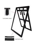 Lockable Pet Screen Door Flap – Mosquito-Proof, for Cats & Dogs, S or L, Black or White