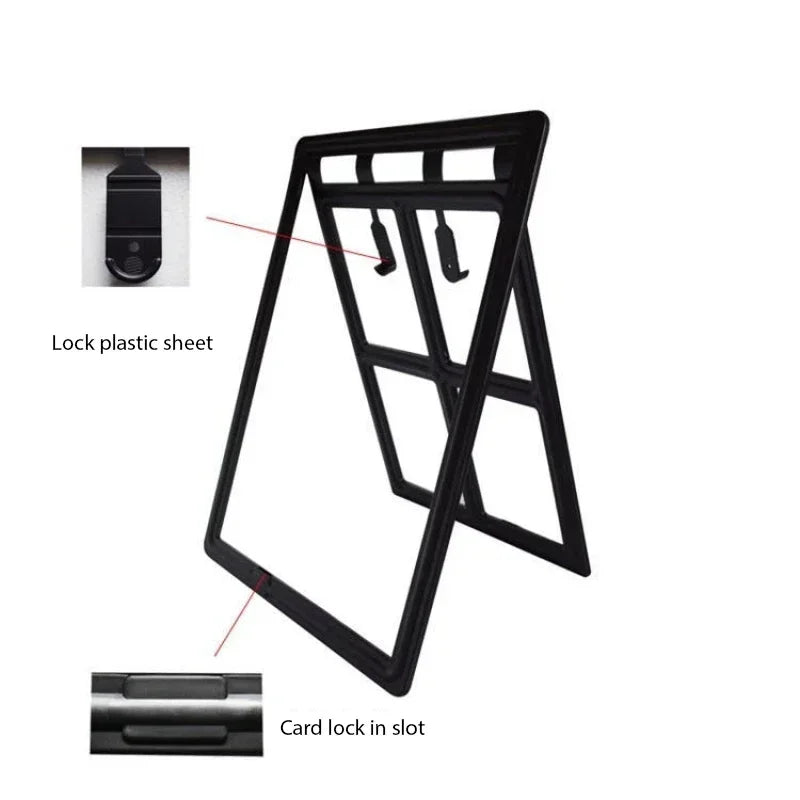 Lockable Pet Screen Door Flap – Mosquito-Proof, for Cats & Dogs, S or L, Black or White