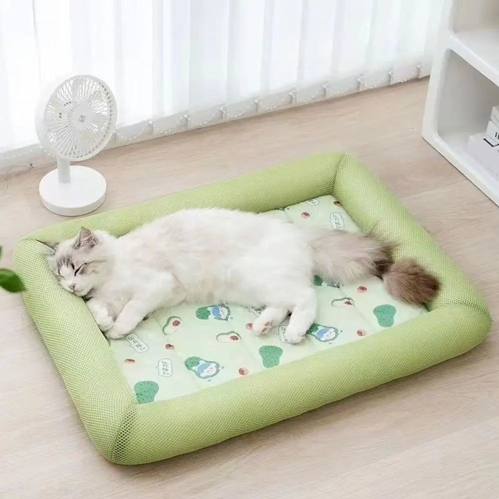 Cooling Pet Bed Mat | Waterproof Anti-Slip Oxford Cloth | Dogs & Cats | 4 Sizes