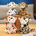 Leopard Plush Toy – Spotted Stuffed Animal in Four Colors
