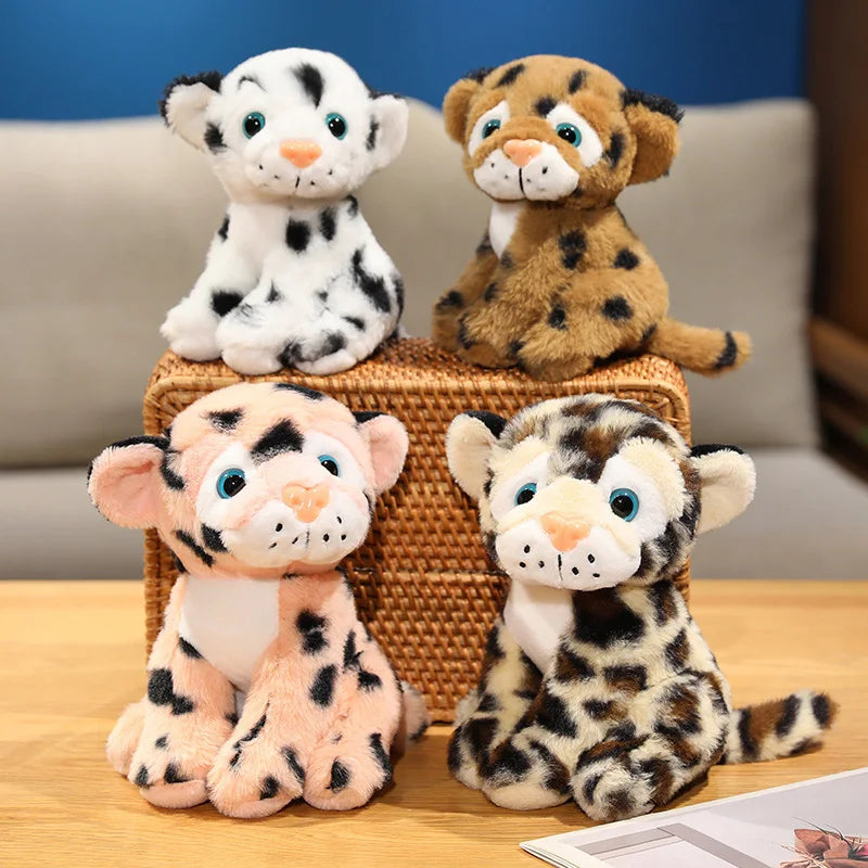 Leopard Plush Toy – Spotted Stuffed Animal in Four Colors