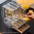 Clear Plastic Jewellery Display Case with Drawers – Earrings, Necklaces & Accessories