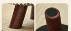 Solid Wood Cushioned Stool – Living Room Footrest & Ottoman, 6 Colours