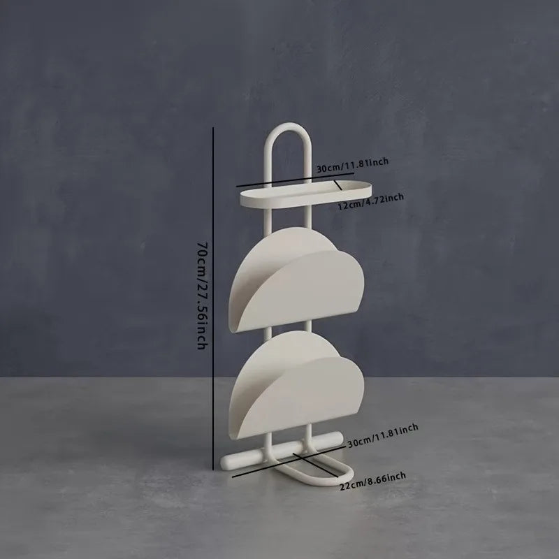Side Table with Magazine Shelf | Sofa & Bedside End Table | 4 Colours