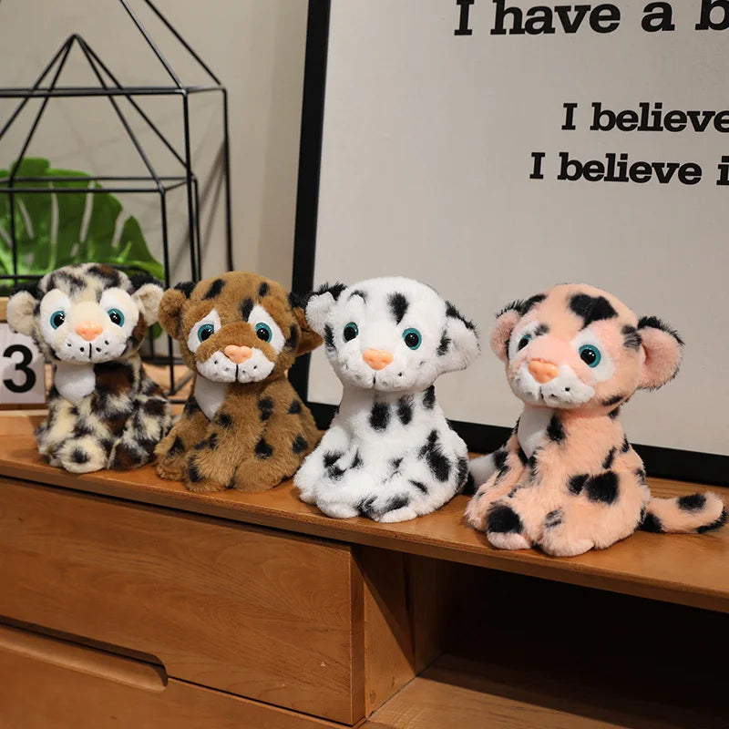 Leopard Plush Toy – Spotted Stuffed Animal in Four Colors