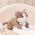 Lifelike Tabby Cat Plush Stuffed Toy | 3 Coat Styles | Fluffy Simulation Coat | Sitting & Lying Poses | 60cm