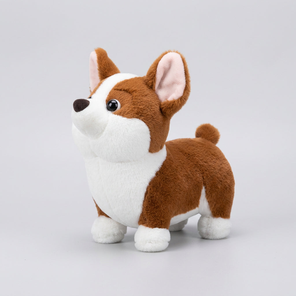 Kawaii Corgi Dog Plush Stuffed Toy | Cotton | 3 Sizes 23–45cm