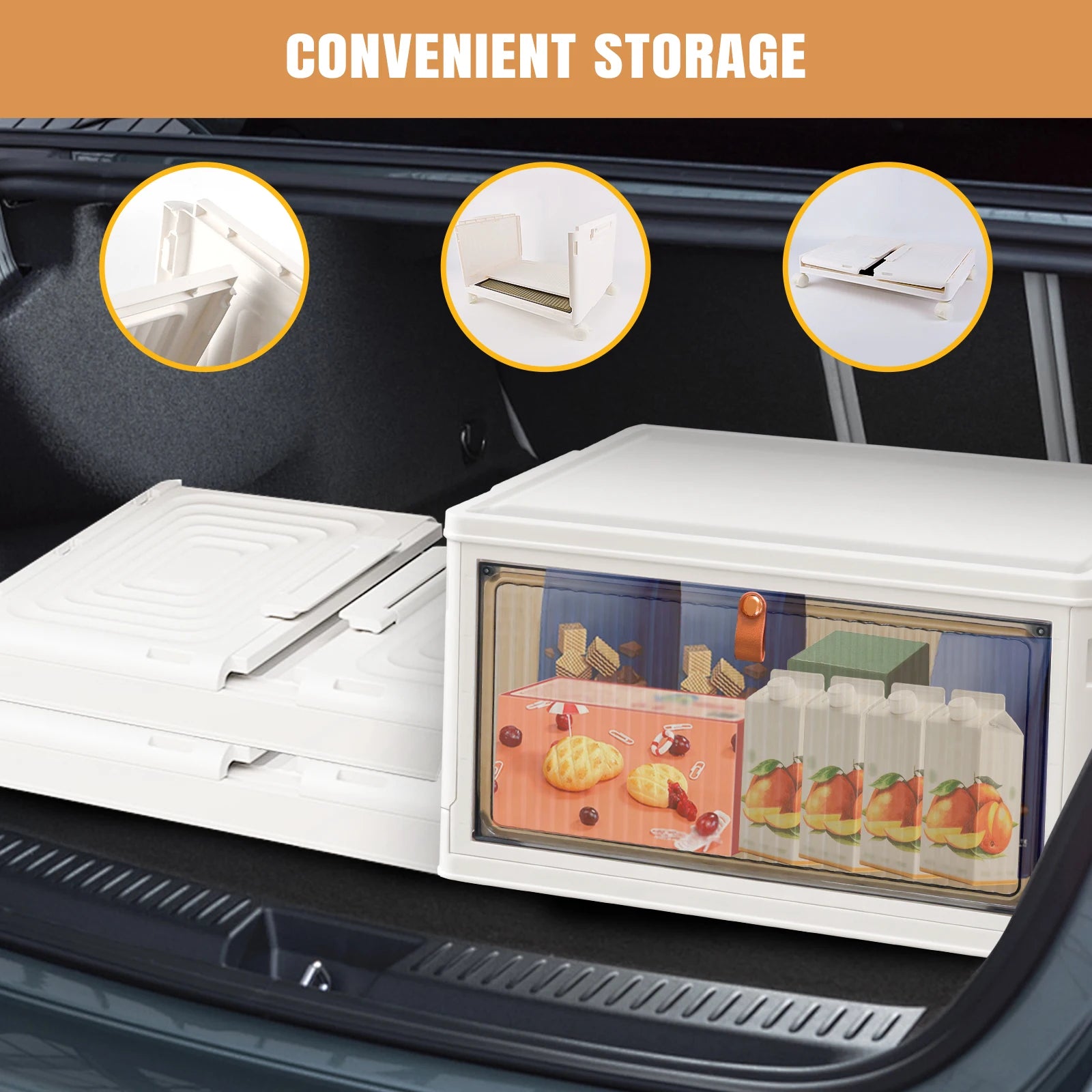 Stackable Storage Boxes with Lids & Lockable Wheels – 3, 4, or 5-Tier