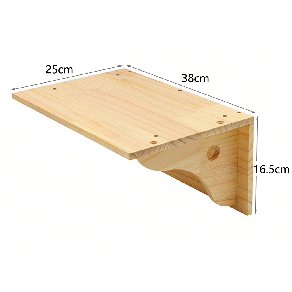 Wall-Mounted Cat Climbing Shelves – Modular Steps, Hammock, Scratching Posts & Shelves