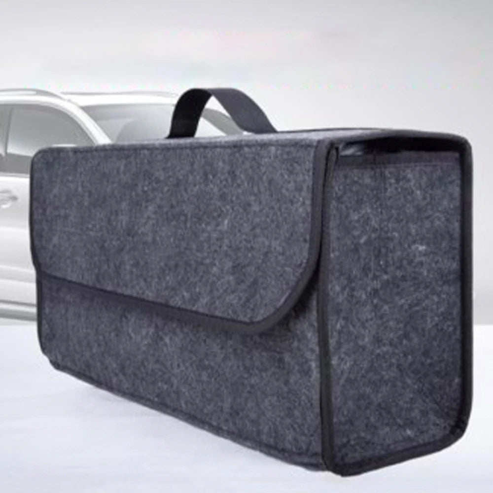 Foldable Car Boot Organiser – Large Felt Storage Bag for Tools & Accessories