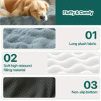 Faux Rabbit Fur Pet Mat | Coral Fleece | Washable | 75×75 cm | 5 Colours