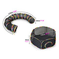 Outdoor Cat Enclosure Tent & Tunnel Set – Portable, Breathable, Indoor & Outdoor