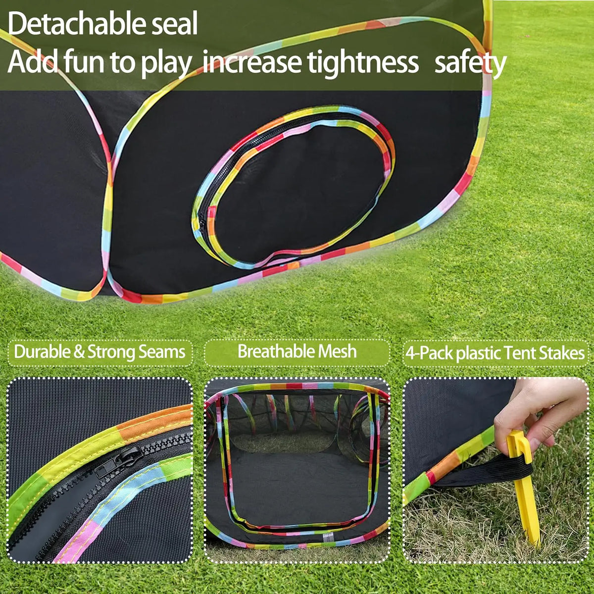 Outdoor Cat Enclosure Tent & Tunnel Set – Portable, Breathable, Indoor & Outdoor