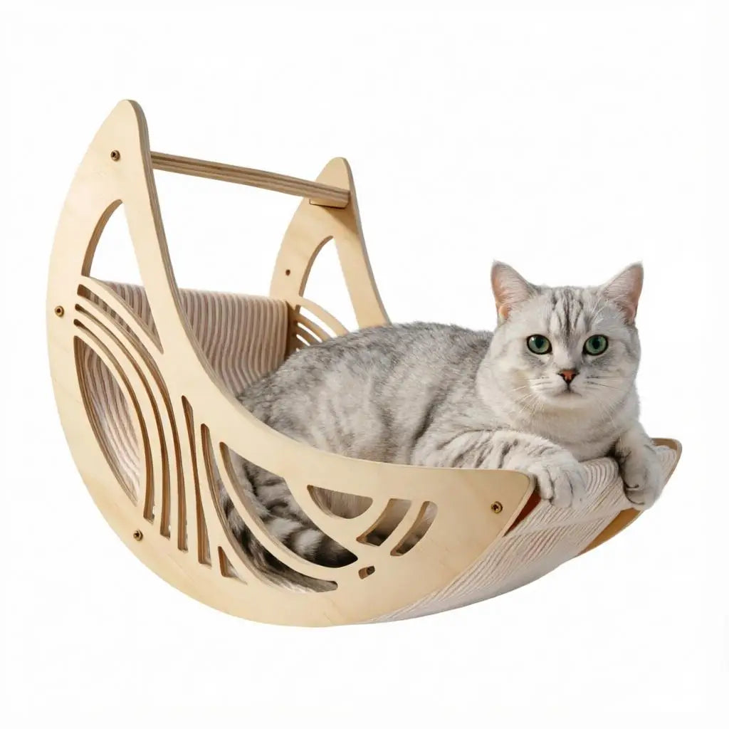 Wall-Mounted Cat Climbing Shelves – Modular Steps, Hammock, Scratching Posts & Shelves