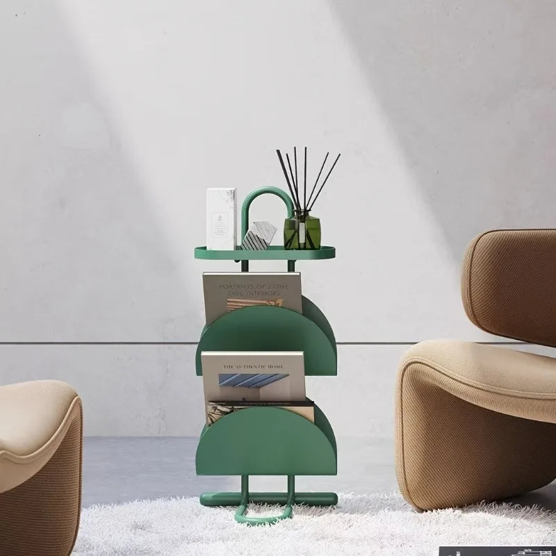 Side Table with Magazine Shelf | Sofa & Bedside End Table | 4 Colours
