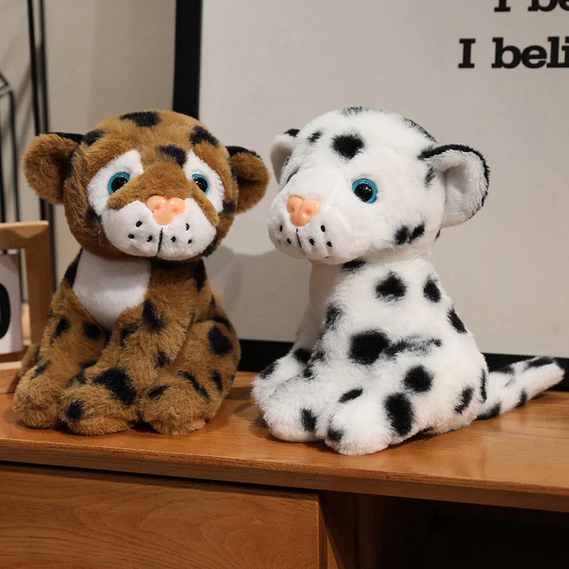 Leopard Plush Toy – Spotted Stuffed Animal in Four Colors