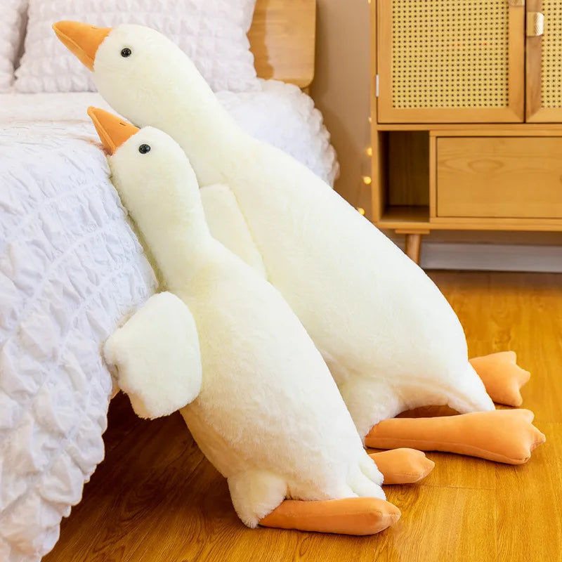 Kawaii Duck Plush Stuffed Toy | Standing & Sleeping Pillow Forms | PP Cotton | 5 Sizes