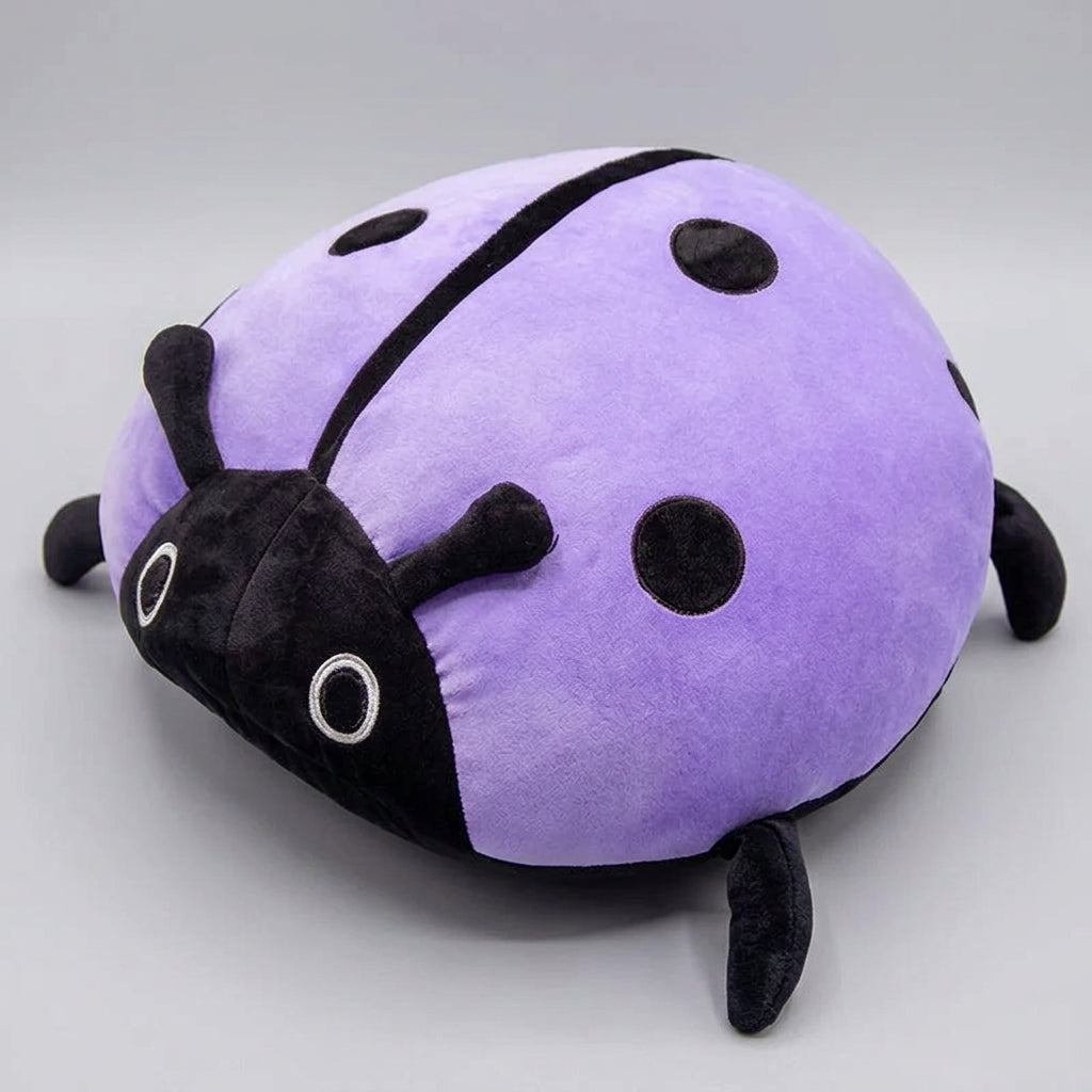 Ladybug Plush Pillow – Soft Spotted Insect in Five Colors