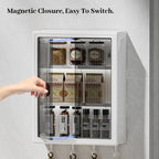 Wall-Mounted Bathroom Cabinet – Modern PVC Storage Cupboard, 4 Styles