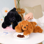 Kawaii Toy Poodle Plush Stuffed Toy | Floppy Ears | Long-Pile Coat | 30cm | 4 Colours