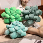 Succulent Plush Cushion Pillow | Lifelike Potted Plant | PP Cotton | 4 Colours | 35 & 45cm