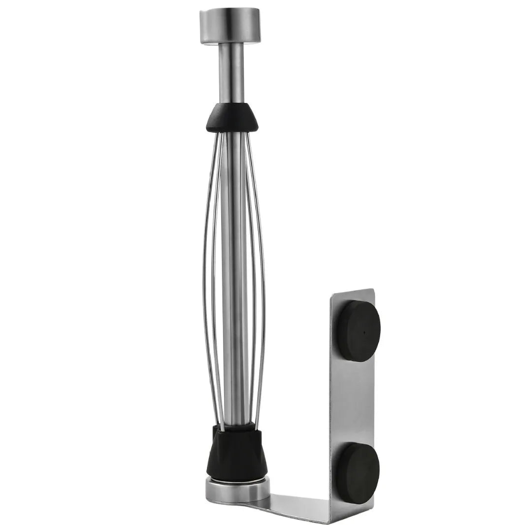 Magnetic Kitchen Paper Towel Holder – No-Drill Stainless Steel, Under-Cabinet or Fridge Mount