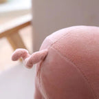 Lifelike Standing Pig Plush | Simulation Smooth-Coat | Upturned Snout, Realistic Eye & Curly Tail | 25cm Chubby Body | Pink