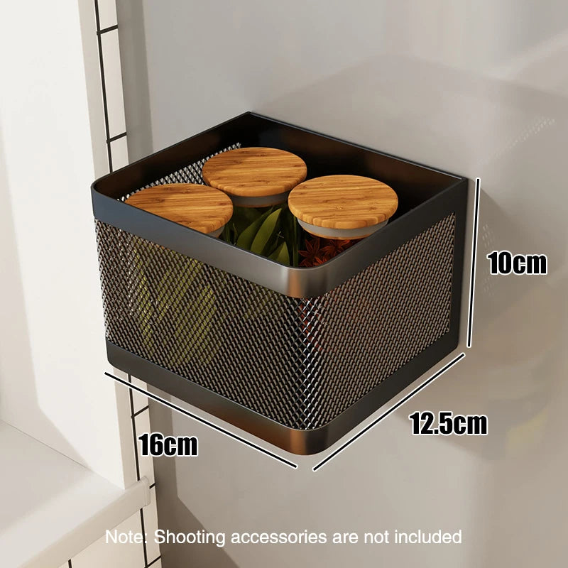 Magnetic Side Storage Rack for Refrigerator & Washing Machine – Kitchen Organizer Shelf