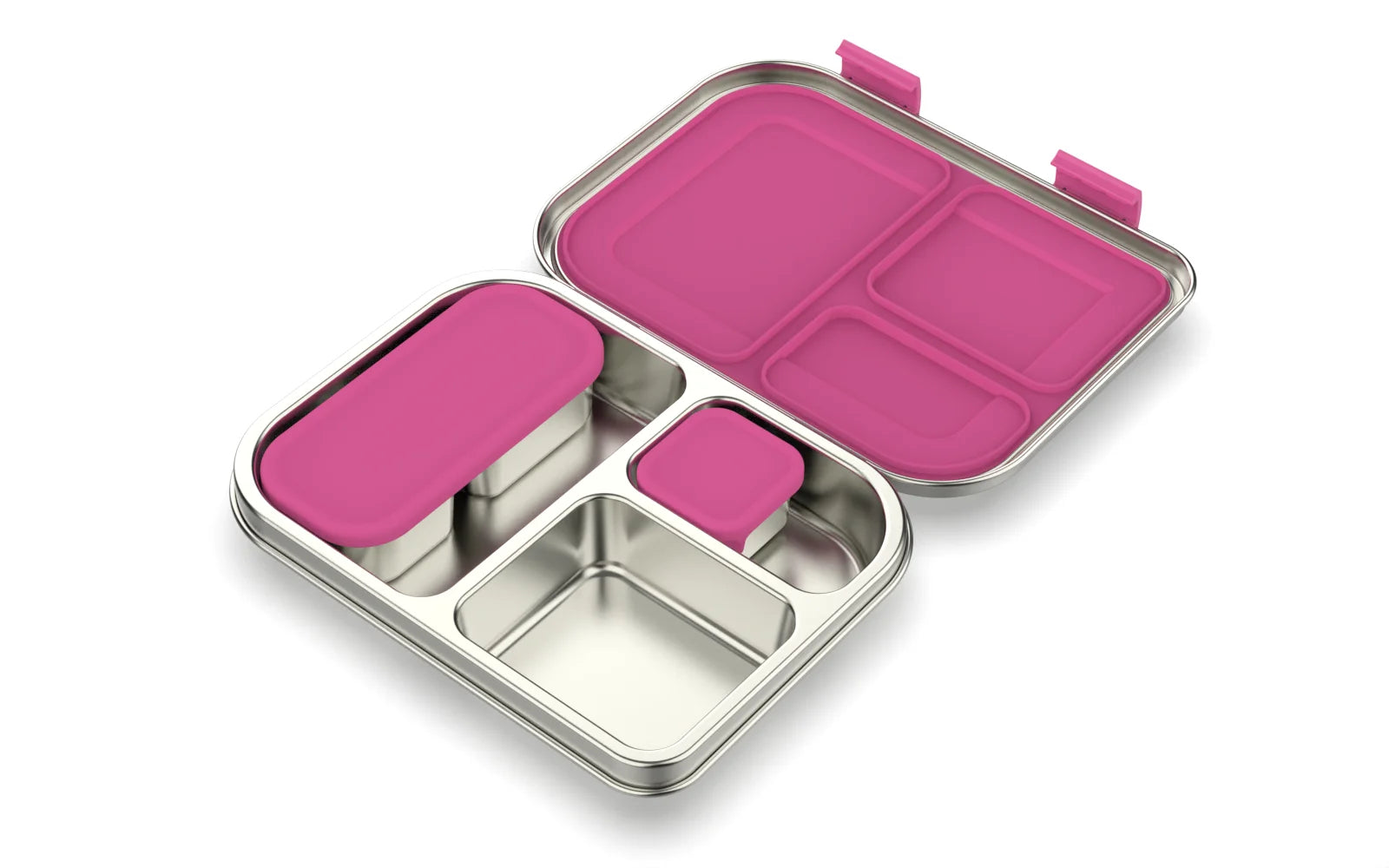 Stainless Steel Bento Lunch Box – 3-Compartment, 1000ml