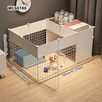 Indoor Pet Fence & Playpen – Modular Dog Gate & Barrier for Small & Medium Dogs