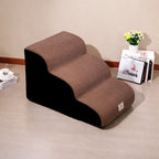 Detachable Washable Pet Stairs – 2, 3 or 4 Tiers, Non-Slip, for Bed & Sofa