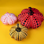 Polka Dot Pumpkin Plush Cushion Pillow | PP Cotton | 3 Colours | 3 Sizes 20–40cm