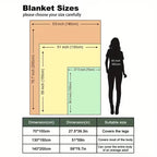 Skeleton Vortex Halloween Throw Blanket for Sofa & Bed Decor