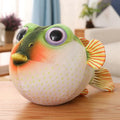 Pufferfish Plush Toy in Green or Pink, 26–43cm | BHH Living