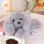 Kawaii Toy Poodle Plush Stuffed Toy | Floppy Ears | Long-Pile Coat | 30cm | 4 Colours