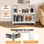 3-Tier Stainless Steel Storage Rack – Adjustable, Freestanding, Waterproof