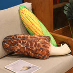 Vegetable & Mushroom Plush Pillows – Realistic Food Designs