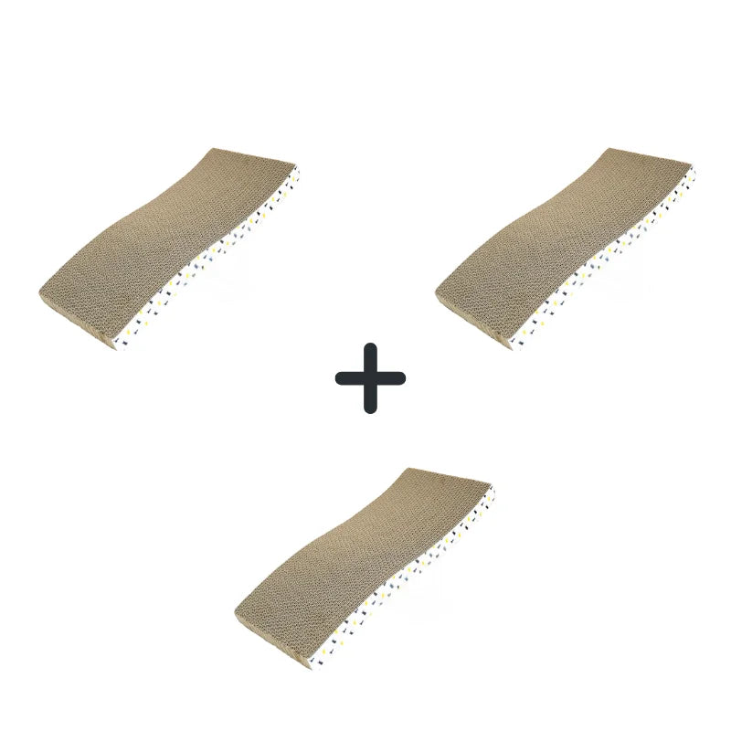 Cardboard Cat Scratching Board – Corrugated, Durable & Sofa-Friendly, Multiple Shapes
