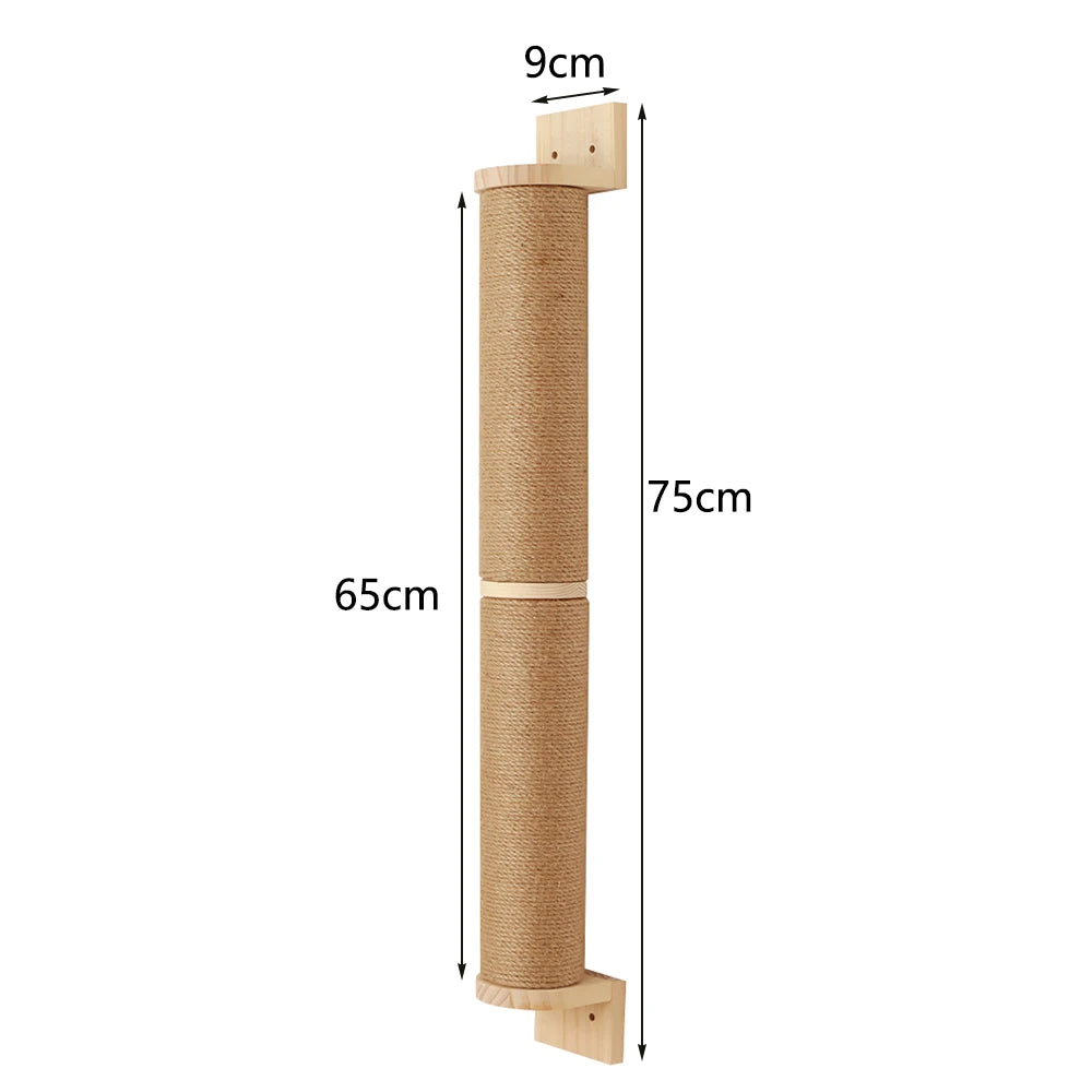 Wall-Mounted Cat Climbing Shelves – Modular Steps, Hammock, Scratching Posts & Shelves