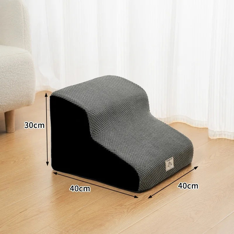Detachable Washable Pet Stairs – 2, 3 or 4 Tiers, Non-Slip, for Bed & Sofa
