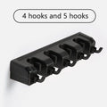 Wall-Mounted Mop & Broom Holder – Multi-Hook Cleaning Tool Rack, 4+5 or 5+6 Hooks