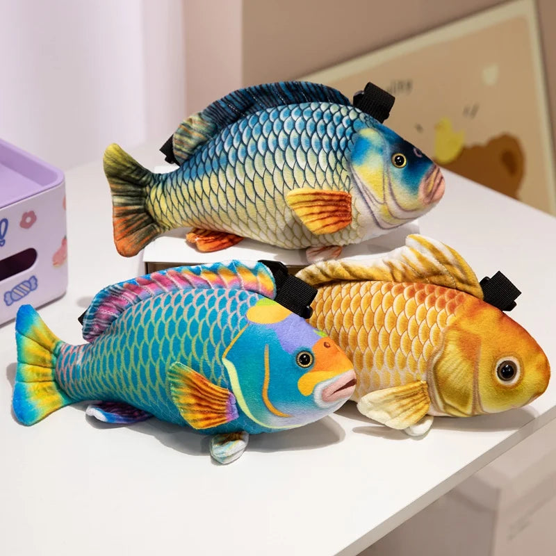 Fish Plush Crossbody Bag, 30cm, Styles A–C | BHH Living