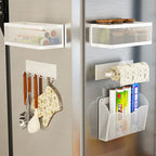 Magnetic Side Storage Rack for Refrigerator & Washing Machine – Kitchen Organizer Shelf