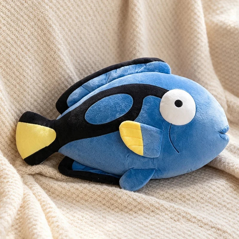 Blue Tropical Fish Plush Pillow, 21–83cm | BHH Living