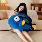 Blue Tropical Fish Plush Pillow, 21–83cm | BHH Living