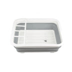 Foldable Dish Rack with Drainer – Space-Saving Kitchen Drying Rack